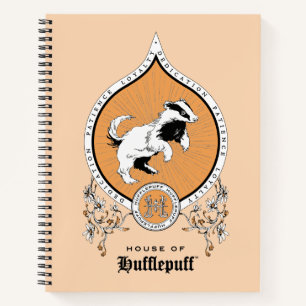Carnet HARRY POTTER™ Délicat croquis HUFLEPUFF™ Crest