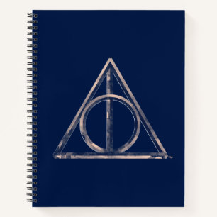 Carnet Harry Potter   Hallows Mortels Aquarelle
