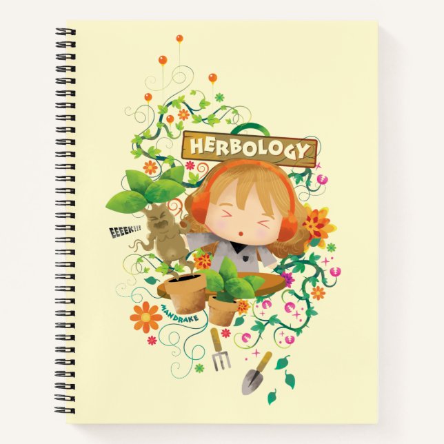 Carnet Harry Potter | Hermione Herbology Class Graphic (Devant)