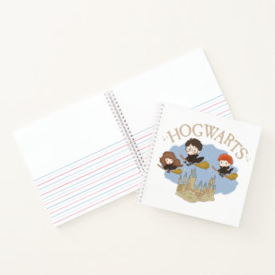 Carnet HARRY POTTER™, Hermione & Ron Fly Over HOGWARTS™