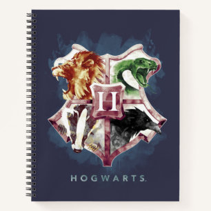 Carnet Harry Potter   HOGWARTS™ Crest Watercolor