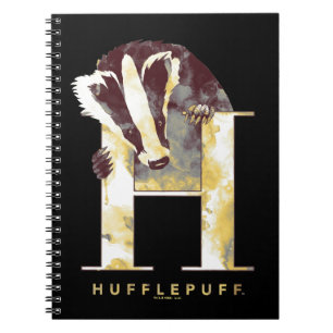 Carnet Harry Potter HUFFLEPUFF™ Badger Watercolor