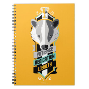 Carnet Harry Potter HUFFLEPUFF™ House Traits Sigil