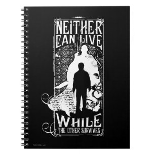 Carnet Harry Potter Sortilège Ni l'un ni l'autre ne peu