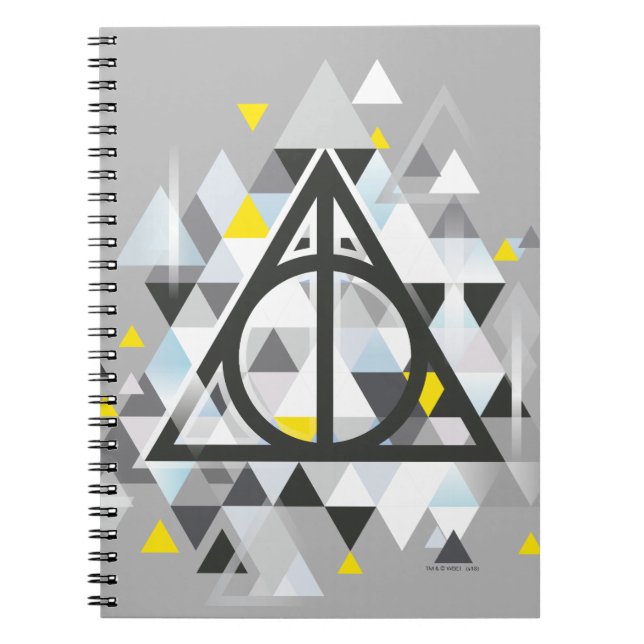 Carnet Harry Potter | Symbole géométrique des Reliques de (Devant)