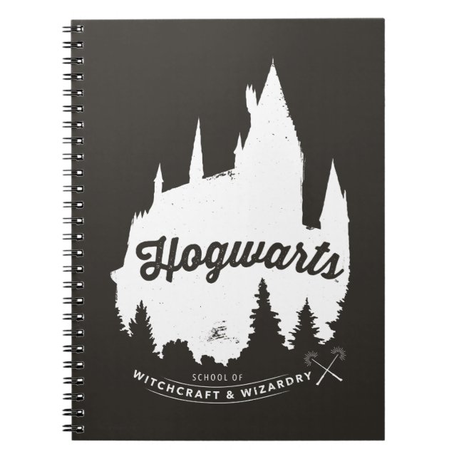 Carnet Harry Potter | Typographie du château HOGWARTS™ (Devant)