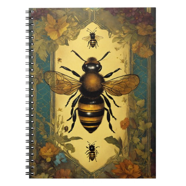 Carnet HAUTE cinq apiculteur cadeau amoureux du miel (Devant)