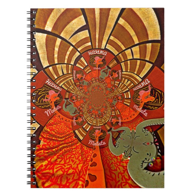 Carnet Hauteurs de Whimsical : Belle girafe drôle Africai (Devant)