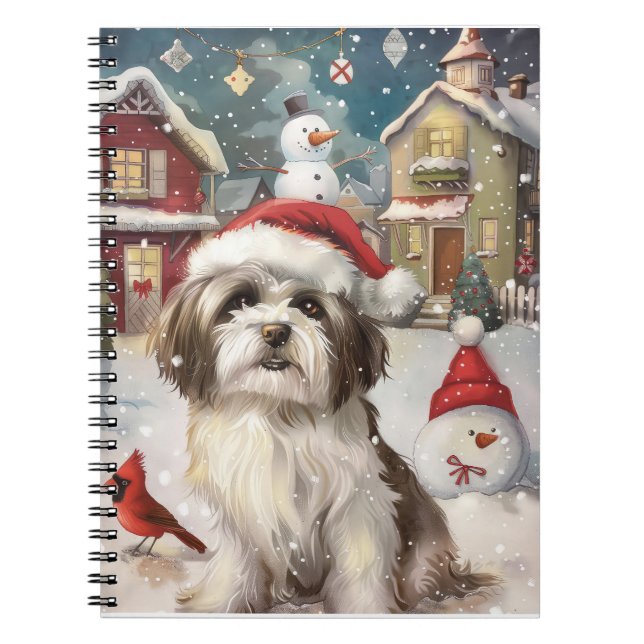Carnet Havanais Winter Wonderland Noël Joie (Devant)