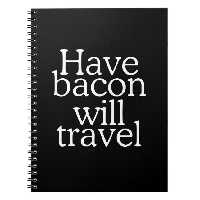 Carnet Have Bacon Will Travel (Devant)