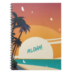 Carnet Hawaïen/Aloha/Tropical/plage