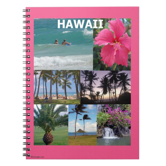 Carnet Hawaii paradisiaque (Devant)