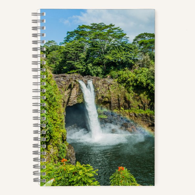 Carnet Hawaii, Rainbow Falls à Hilo (Recto)