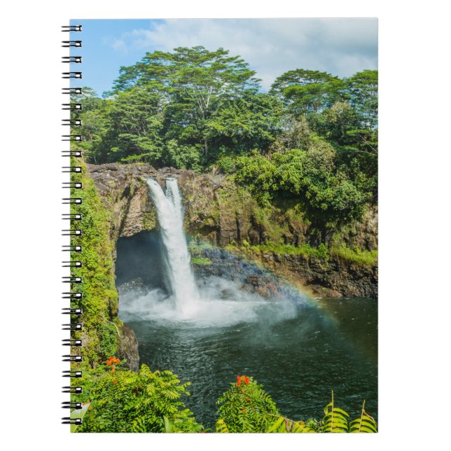 Carnet Hawaii, Rainbow Falls à Hilo (Devant)