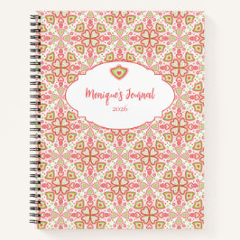 Carnet Heart Pattern Notebook – Customize Interior Pages
