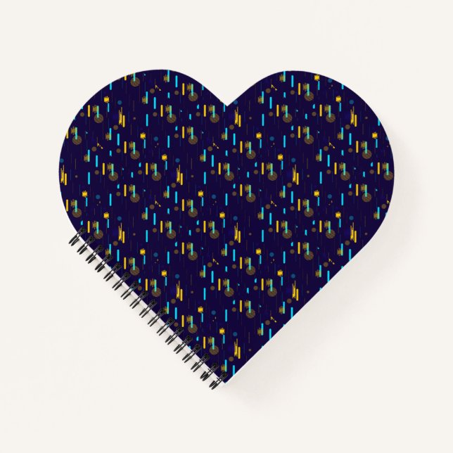 Carnet Heart-shaped notebook with a spiral binding  (Devant)