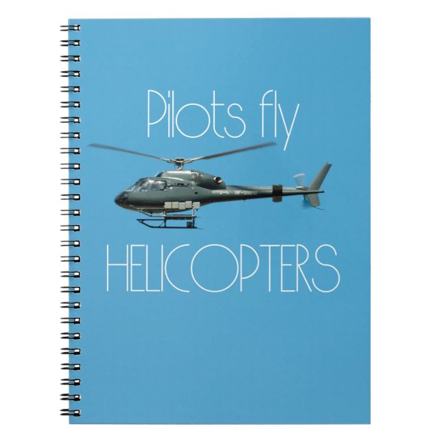 Carnet Hélicoptères Pilot (Devant)