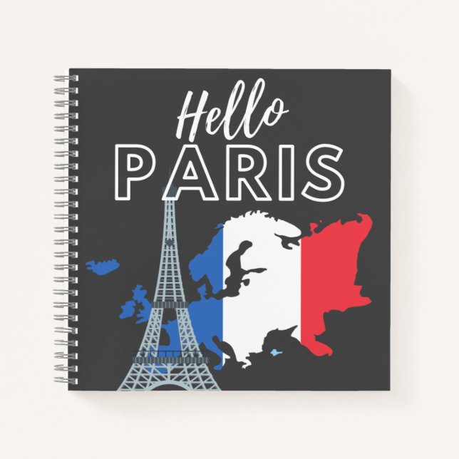 Carnet Hello Paris (Devant)