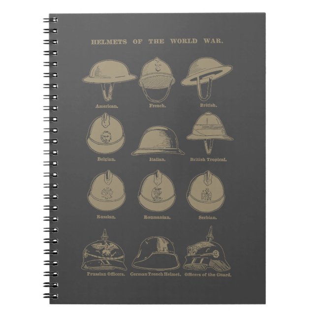 Carnet Helmets of the World War 1  (Devant)
