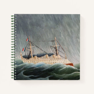 Carnet Henri Rousseau - Le navire dans la tempête
