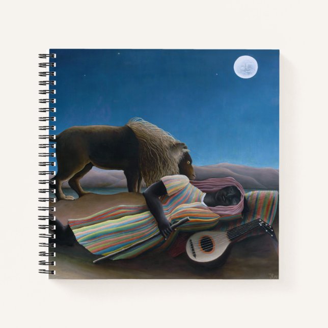 Carnet Henri Rousseau - Les Tziganes qui dorment (Devant)