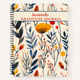 Carnet Herbes d'automne et fleurs Fleurs sauvages