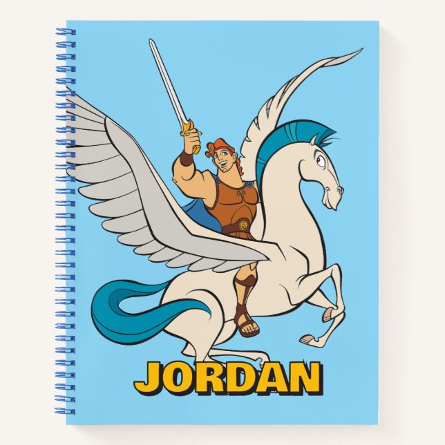 Carnet Hercules Riding Pegasus Notebook (Devant)