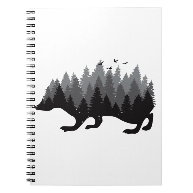 Carnet Hérisson - Conception de la forêt (Devant)