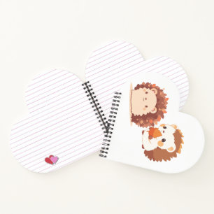 Carnet Hérisson d'automne mignon - Kawaii animaux de forê