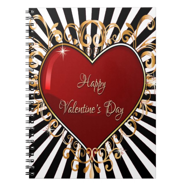 Carnet Heureuse Sainte-Valentin (Devant)