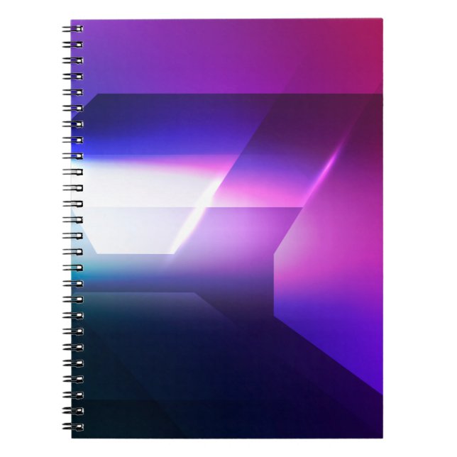 Carnet Hexagonal Abstrait forme arrière-plan abstrait, ar (Devant)