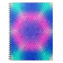 Hexagones de l'échelle de sirène holographique ros