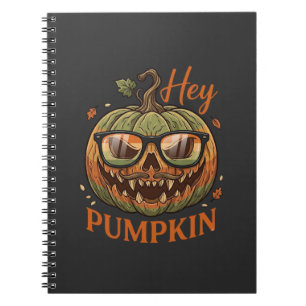 Carnet Hey Citrouille Halloween Lanterne Jack Lunettes Mo