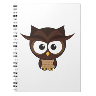 Carnet Hibou brun