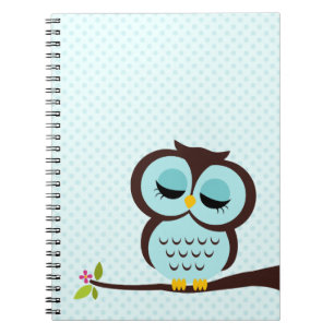 Carnet Hibou d'Aqua