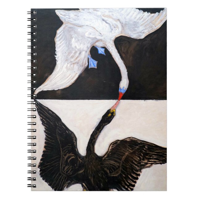 Carnet Hilma af Klint le cygne (Devant)
