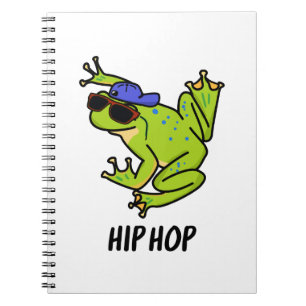 Carnet Hip Hop Funny Hopping Frog Pun