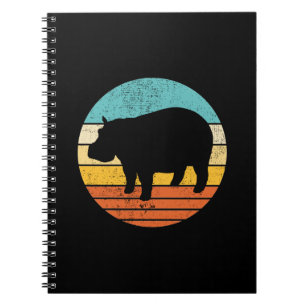 Carnet Hippopotomas Soleil rétro