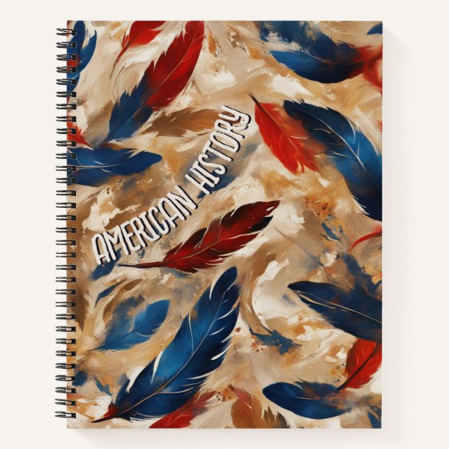 Carnet Histoire américaine - Ethereal Feather Whirl (Devant)