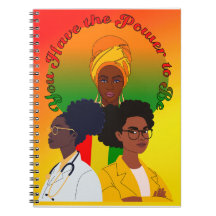 Histoire des Noirs/Femme/Fille/Carnet photo Spiral