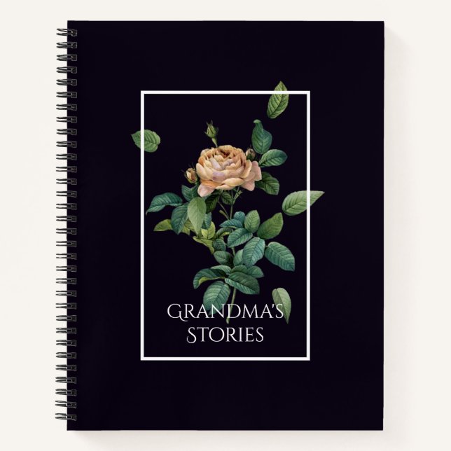 Carnet Histoires de grand-mère Histoire familiale (Devant)