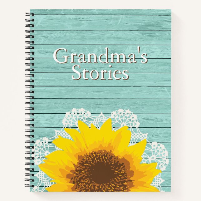Carnet Histoires de grand-mère personnalisées (Devant)