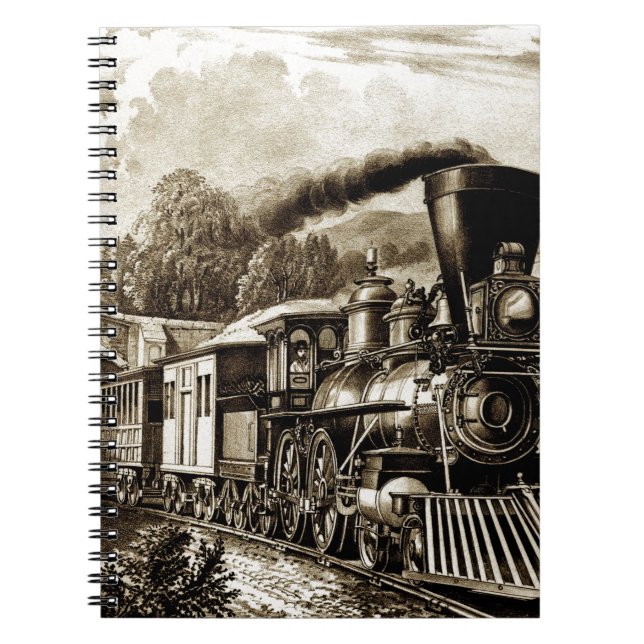 Carnet Historique des locomotives des moteurs à vapeur (Devant)