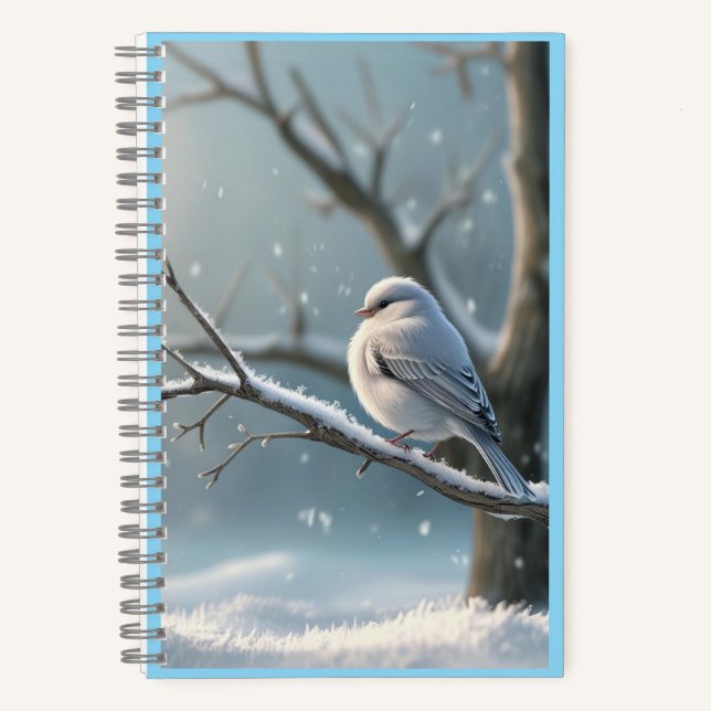 Carnet hiver Serenity Bird (Recto)