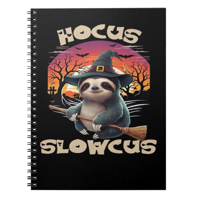 Carnet Hocus Slowcus Amateurs de fentes Halloween tee tee (Devant)