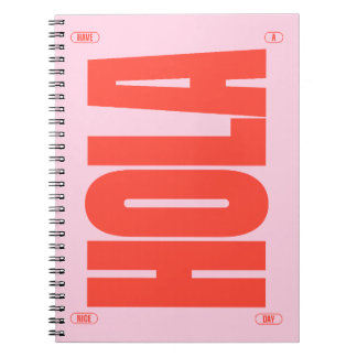 Carnet Hola (Tonalité Rose Douce)