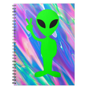 Carnet Hologramme alien