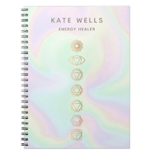 Carnet Holographique Chakras Spirituel Travailleur de l'é