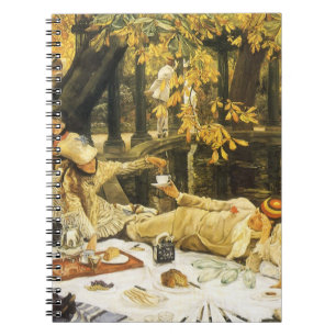 Carnet Holyday, le pique-nique par James Tissot, Art vict