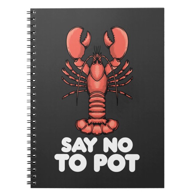 Carnet Homard dit non au pot (Devant)